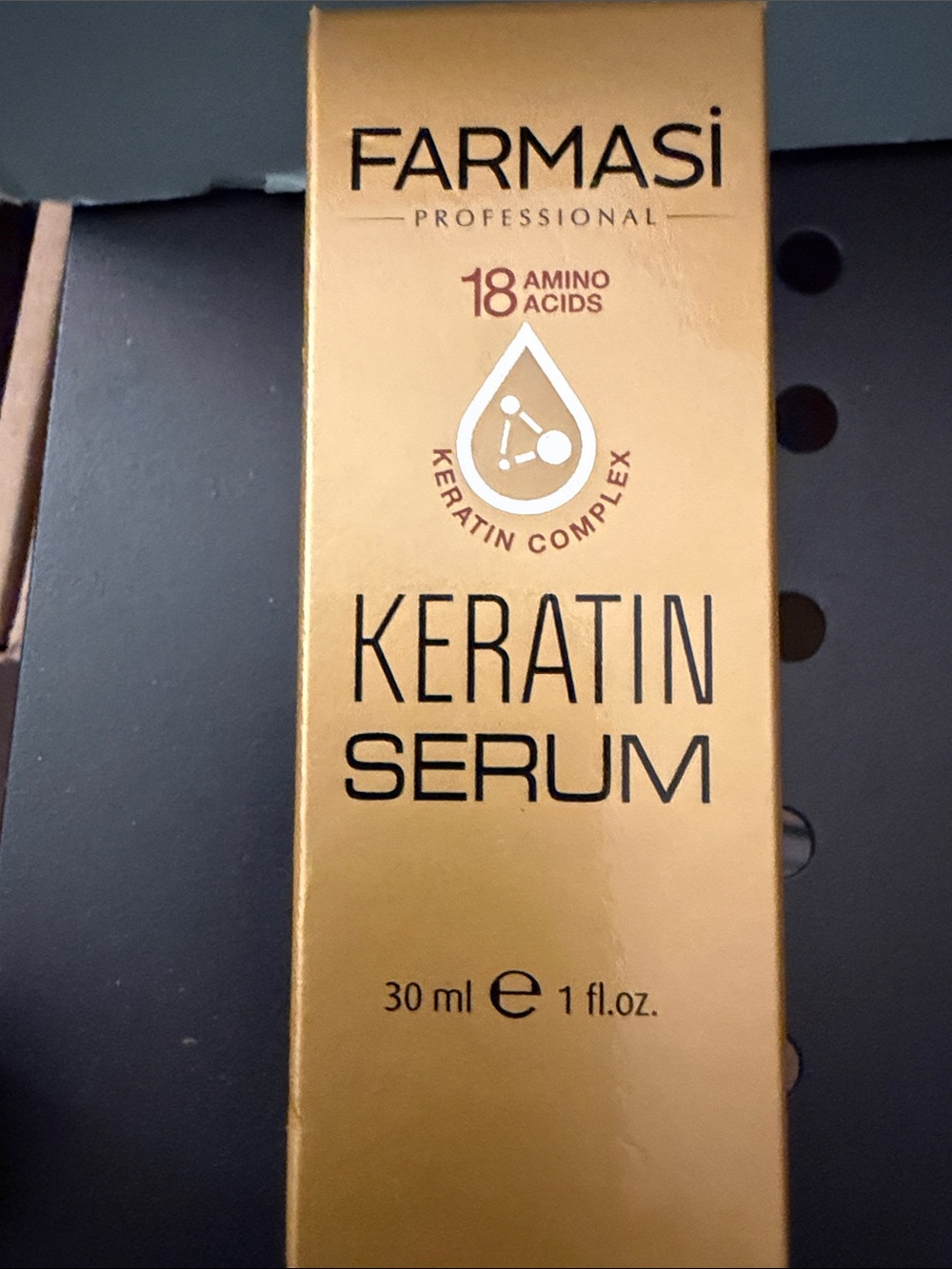 Farmasi Keratin Serum - Gold & Black Packaging